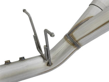 Load image into Gallery viewer, aFe ATLAS 4in DPF-Back Alum Steel Exhaust System w/Dual Exit Black Tip 2017 GM Duramax 6.6L (td) - 49-04086-B
