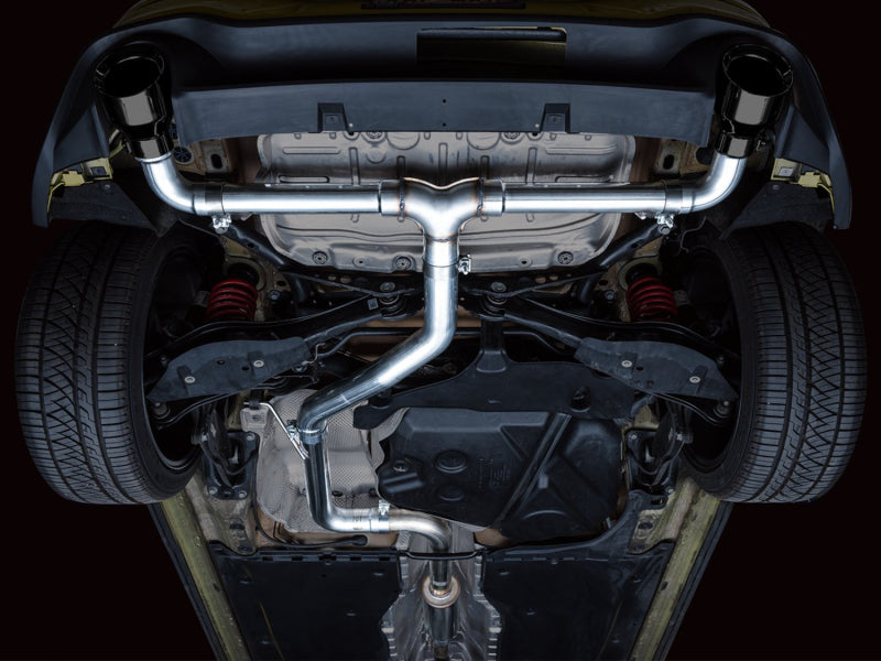 AWE Tuning 2022 VW GTI MK8 Track Edition Exhaust - Diamond Black Tips - 3020-33658
