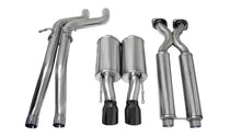 Load image into Gallery viewer, Corsa 2006-2010 Jeep Grand Cherokee 6.1L SRT-8 V8 Black Sport Cat-Back Exhaust - 14451BLK