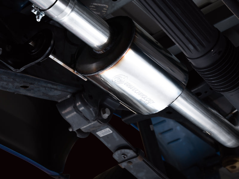 AWE 21+ Ford F150 Dual Side Exit Cat-Back Exhaust - 4.5in Diamond Black Tips *For Stock Y-Pipe Only - 3015-23059
