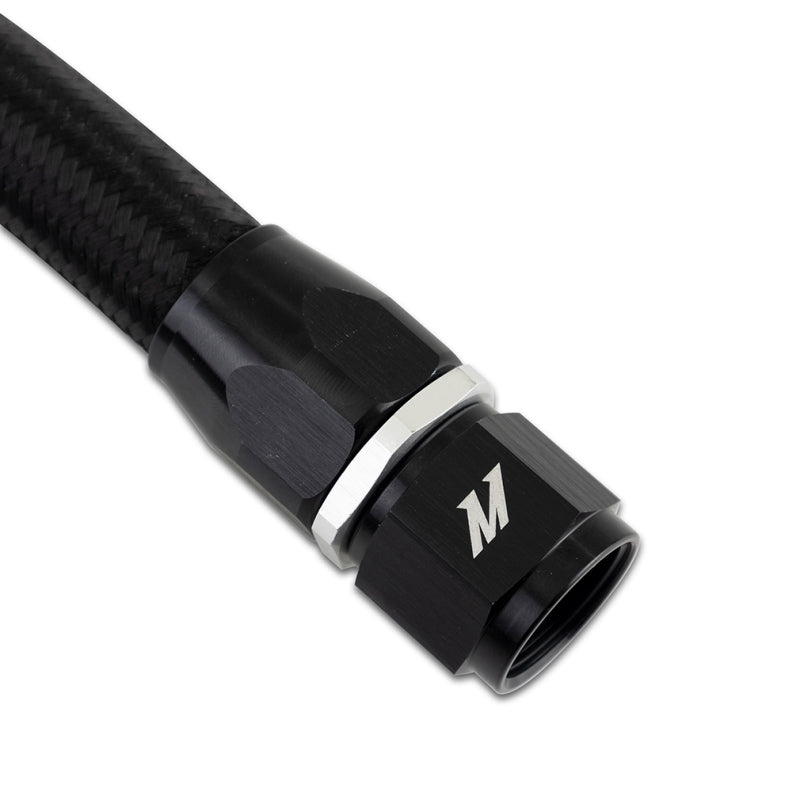 Mishimoto Nylon Wrapped Stainless-Steel Braided Hose -10AN 4ft - MMSBH-10-4NBK