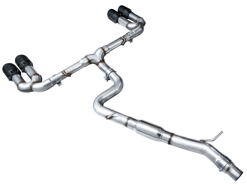AWE Tuning 22-24 Audi 8Y S3 Track Edition Exhaust - Diamond Black Tips - 3020-43897
