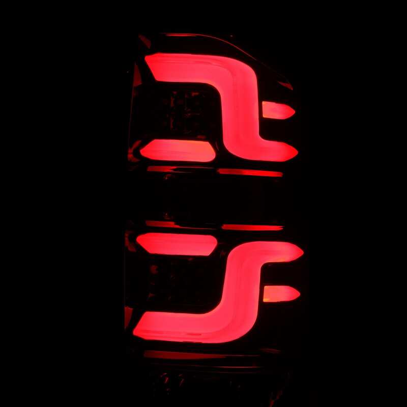 AlphaRex 14-20 Toyota Tundra PRO-Series LED Tail Lights Jet Black - 672010