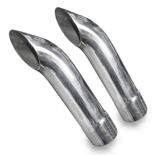 Load image into Gallery viewer, Stainless Works Extended Turn Down Tips- 2 1/4in ID Inlet 2 1/4in Body - 7070225