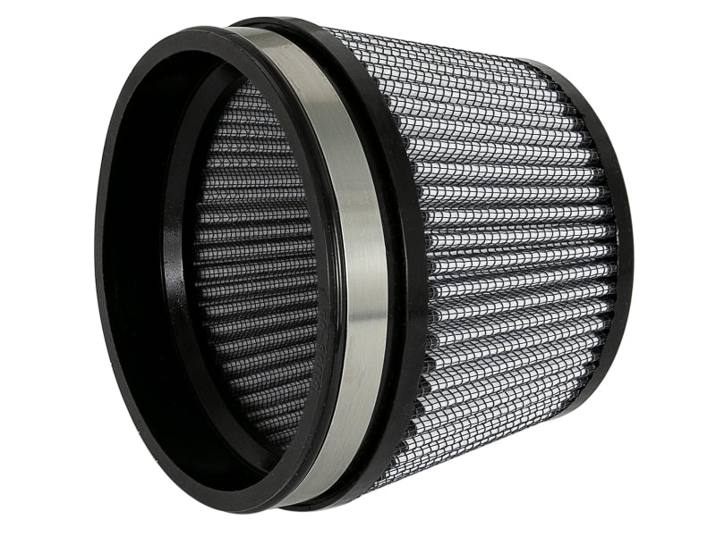 aFe MagnumFLOW Dry S Air Filter 5in. F x 5-3/4in. B x 4-1/2in. T (INV) x 3-1/2in. H - 21-91130