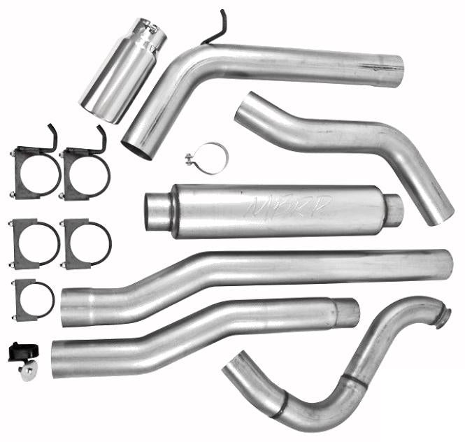 MBRP 88-93 Dodge 2500/3500 Cummins 4WD ONLY Turbo Back Single Side Exit Alum Exhaust System - S6150AL