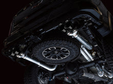 Load image into Gallery viewer, AWE Tuning 22-23 GMC Sierra 1500 AT4X 6.2L 0FG Catback Split Dual (Flat Bumper) - Diamond Black Tips - 3015-43284