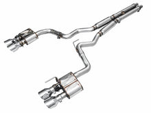 Load image into Gallery viewer, AWE 2024 Ford Mustang GT Fastback S650 RWD SwitchPath Cat-Back Exhaust w/ Quad Chrome Silver Tips - 3025-42650