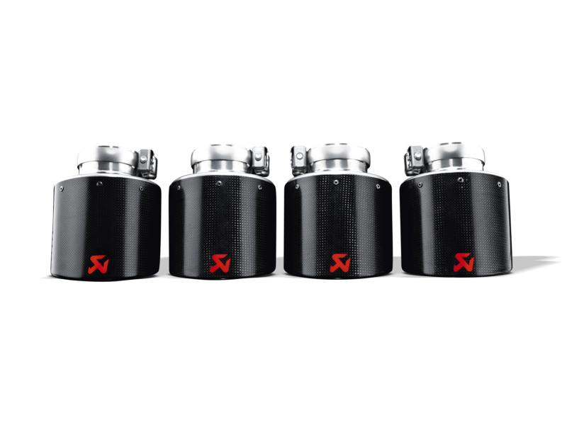 Akrapovic 08-25 Nissan GT-R Tail Pipe Set (Carbon 125 mm) - TP-NIR35C