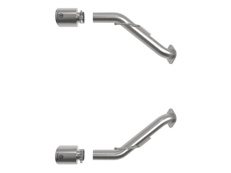 aFe 2023 Nissan Z V6-3.0L (tt) Takeda Stainless Steel Axle-Back Exhaust System w/ Polished Tip - 49-36137-P