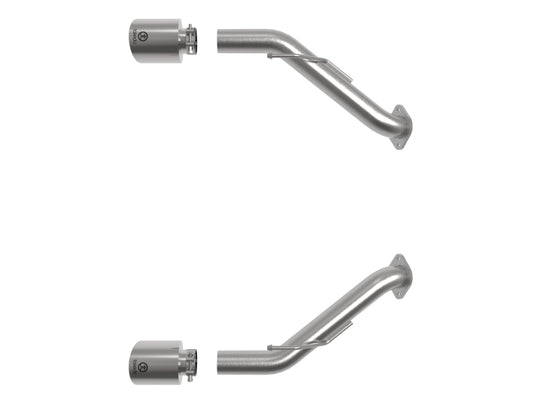 aFe 2023 Nissan Z V6-3.0L (tt) Takeda Stainless Steel Axle-Back Exhaust System w/ Polished Tip - 49-36137-P
