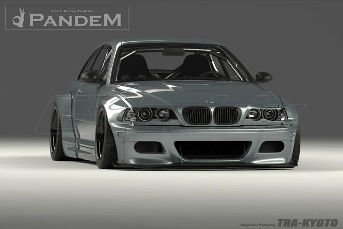GReddy 99-06 BMW E46 Coupe Pandem Wide Body Rear Fenders (SPECIAL ORDER) - 17090224