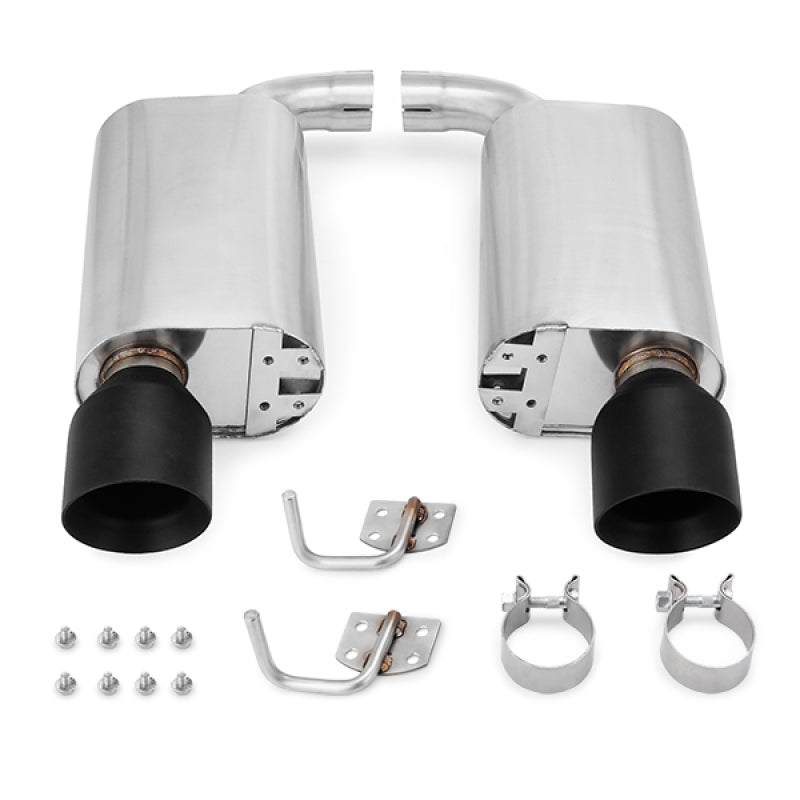 Mishimoto 2015+ Ford Mustang GT Street Axleback Exhaust w/ Black Tips - MMEXH-MUS8-15ASBK