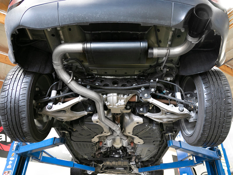 aFe Large Bore HD 3in 304 SS Cat-Back Exhaust w/ Black Tips 14-19 Jeep Grand Cherokee (WK2) V6-3.6L - 49-38078-B