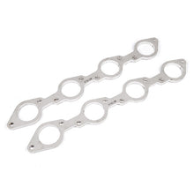 Load image into Gallery viewer, Stainless Works Big Block Chevy Round Port Header 304SS Exhaust Flanges 1-7/8in Primaries - HFBBC188