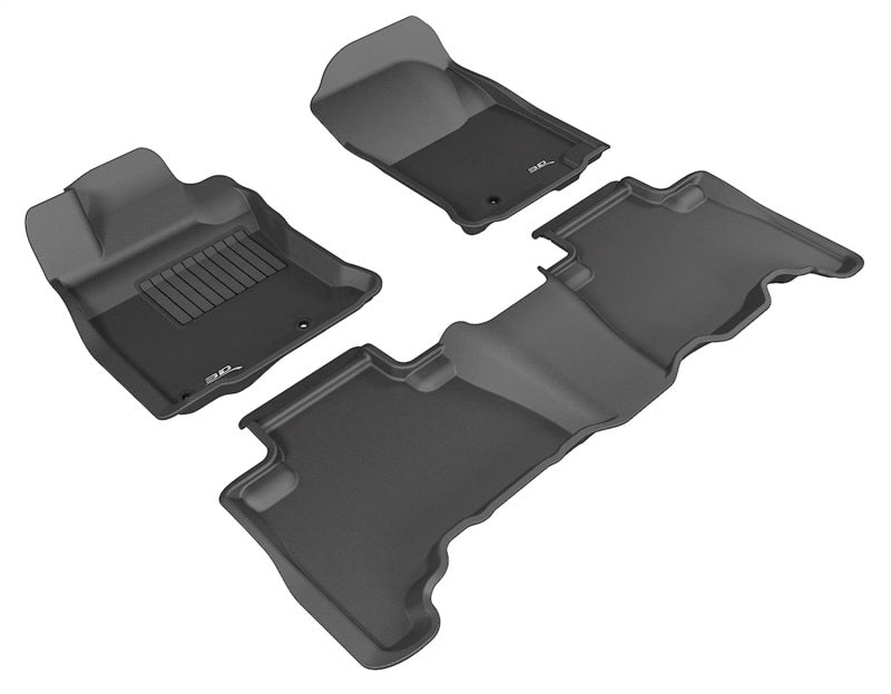 3D MAXpider 10-12 Toyota 4Runner Kagu Black Full Set - L1TY26901509
