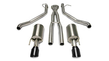 Load image into Gallery viewer, Corsa 05-06 Pontiac GTO 6L V8 2.5in Sport Cat-Back Exhaust + XPipe w/Dual Exit Single 4in BlackTips - 14189BLK