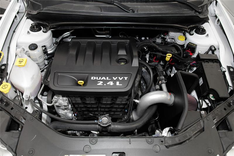 K&N 69 Series Typhoon Performance 13 Chrysler/Dodge 200/Avenger 2.4L Silver Cold Air Intake Kit - 69-2549TS