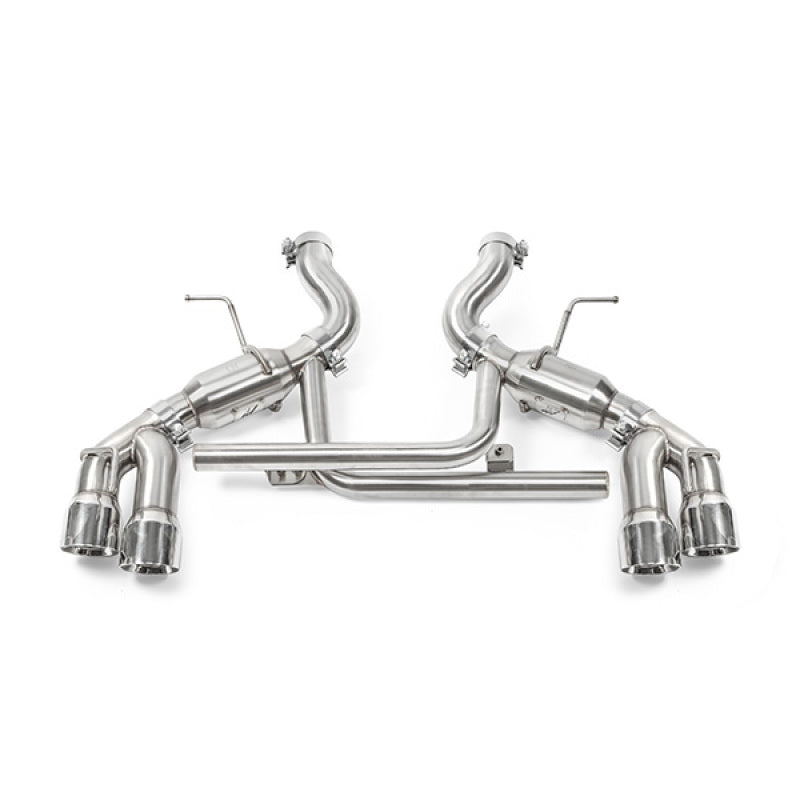 Mishimoto 2016+ Chevrolet Camaro SS Quad-Tip Pro Axle-Back Exhaust w/ Polished Tips - MMEXH-CAM8-16AQTPP