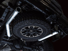 Load image into Gallery viewer, AWE Tuning 22-23 GMC Sierra 1500 AT4X 6.2L 0FG Catback Split Dual (Flat Bumper) - Bashguard(No Tips) - 3015-31972