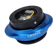 Load image into Gallery viewer, NRG Quick Release Gen 2.2 - Black Body / Shiny Blue Oval Ring - SRK-220BK/BL