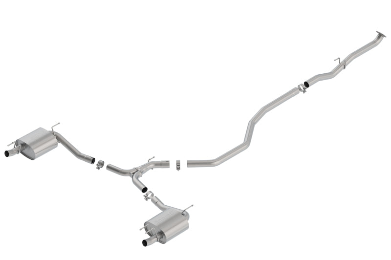 Borla 18-19 Honda Accord Sport 2.0L Turbo FWD AT/MT 4DR 2.25in/2.75in S-Type Catback Exhaust - 140786