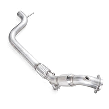 Load image into Gallery viewer, Stainless Works 2015-16 Mustang Downpipe 3in High-Flow Cats Performance Connection - M15EDPCATSW