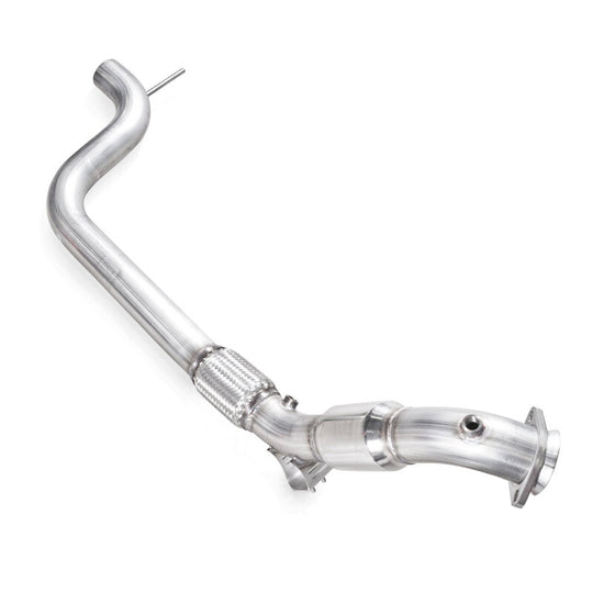 Stainless Works 2015-16 Mustang Downpipe 3in High-Flow Cats Performance Connection - M15EDPCATSW