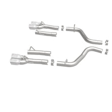 Load image into Gallery viewer, MagnaFlow Axle-Back, SS, 2.5in, Quad Split Rear 3.5in Tip 2015 Dodge Challenger 3.6L V6 - 19218