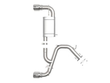 Load image into Gallery viewer, aFe Hyundai Veloster N 21-22 L4-2.0L (t) Takeda Axle-Back Exhaust System- Polished Tips - 49-37029-P