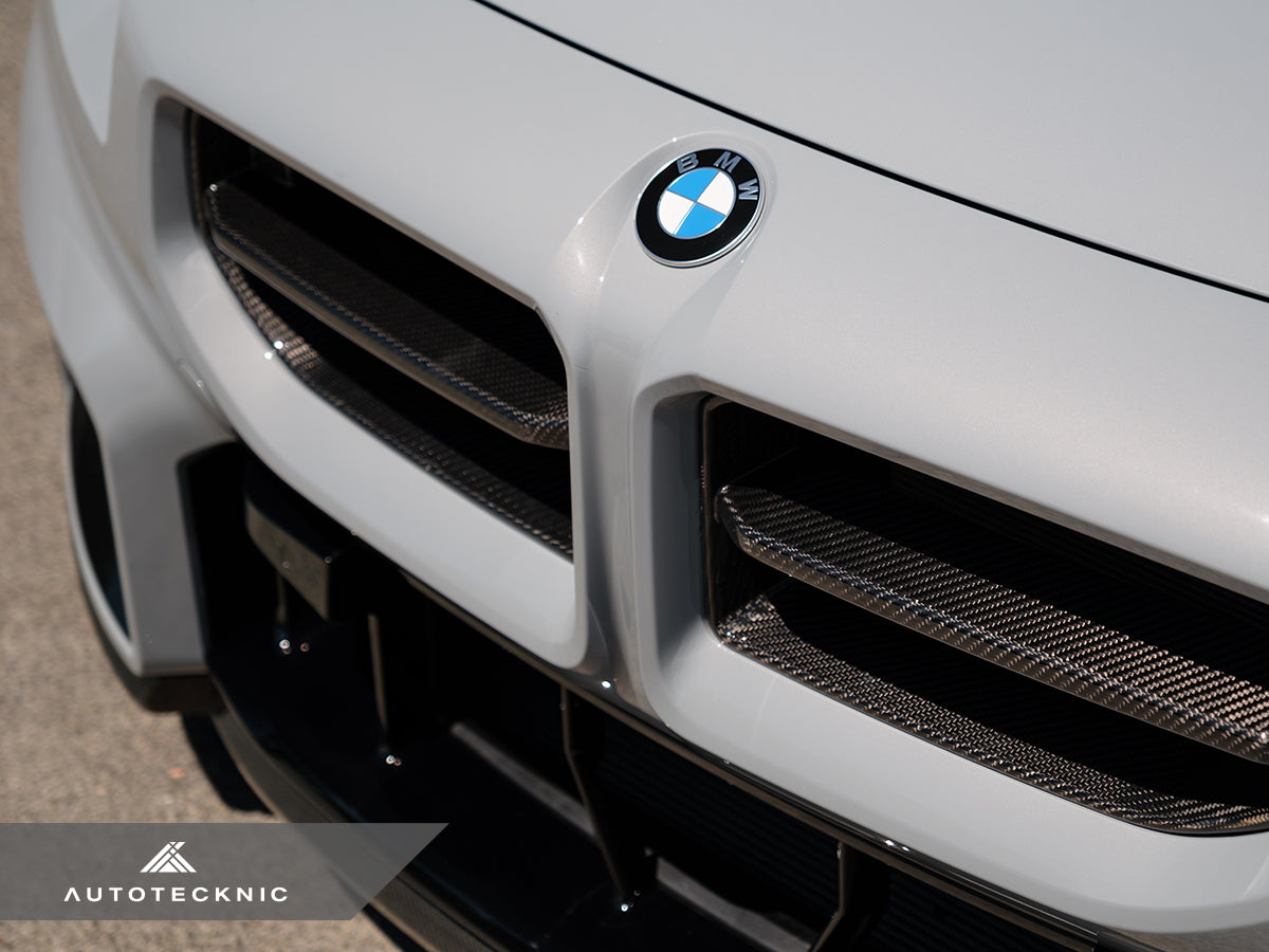 AutoTecknic Dry Carbon Motorsport Front Grille - BMW G87 M2