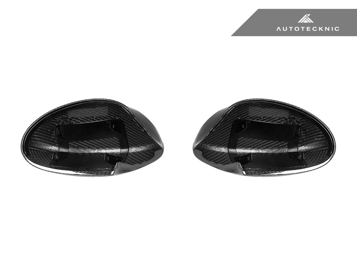 AutoTecknic Dry Carbon Fiber Mirror Cap Set - BMW E92 3-Series Coupe Pre-LCI
