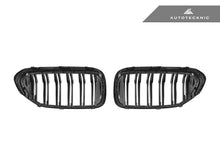 Load image into Gallery viewer, AutoTecknic Carbon Fiber Front Grille Set - BMW G30 5-Series Pre-LCI