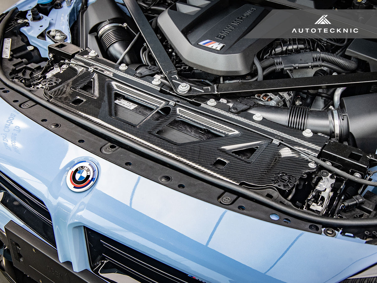 AutoTecknic Dry Carbon Fiber Cooling Shroud - BMW G87 M2