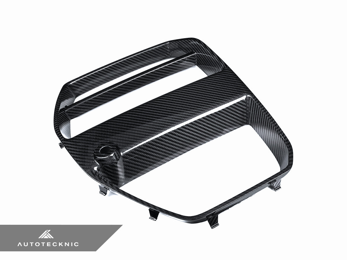 AutoTecknic Dry Carbon Motorsport V1 Front Grille Set - BMW G80 M3 | G82/ G83 M4