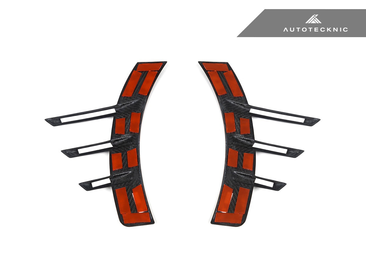 AutoTecknic Dry Carbon Rear Fender Arch Trim Set - BMW G87 M2