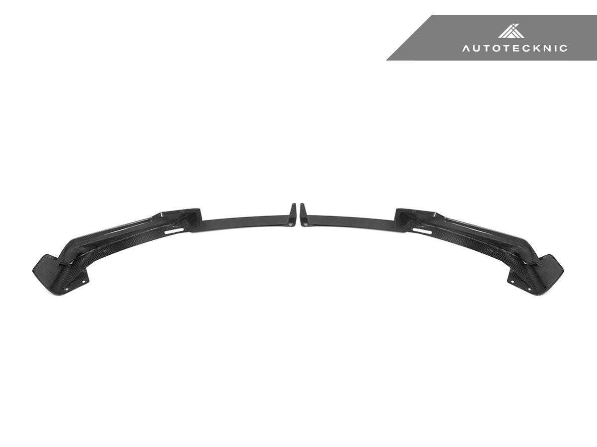 AutoTecknic Dry Carbon Front Lip Set - BMW G05 X5 M-Sport LCI