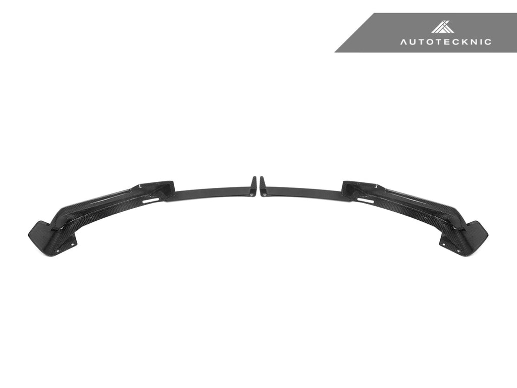 AutoTecknic Dry Carbon Front Lip Set - BMW G05 X5 M-Sport LCI