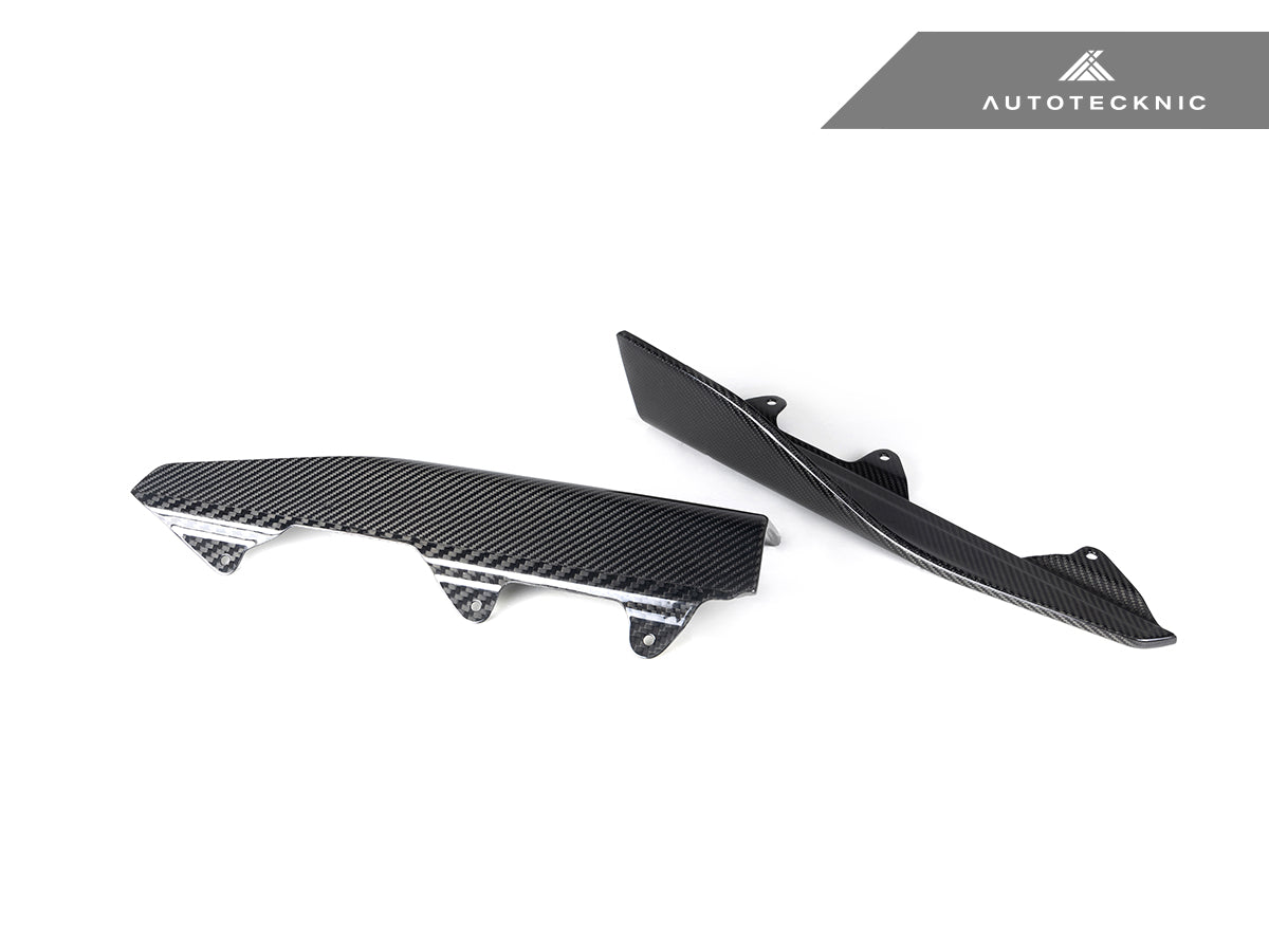 AutoTecknic Dry Carbon Side Skirt Winglet Set - BMW F87 M2