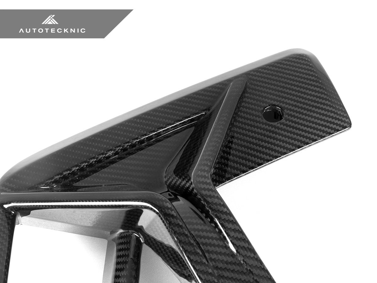 AutoTecknic Dry Carbon Front Bumper Trim Set - BMW F97 X3M LCI | F98 X4M LCI