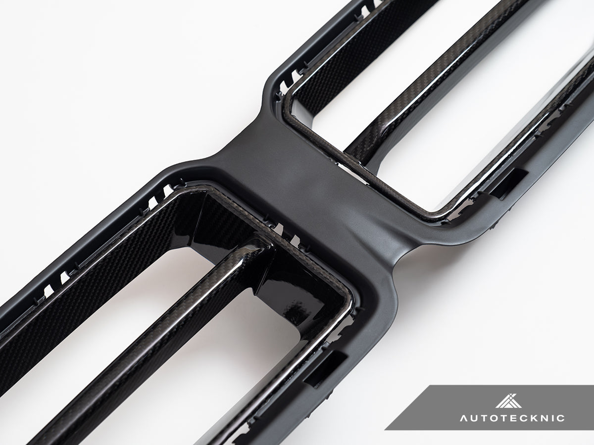 AutoTecknic Dry Carbon Motorsport Front Grille - BMW G87 M2
