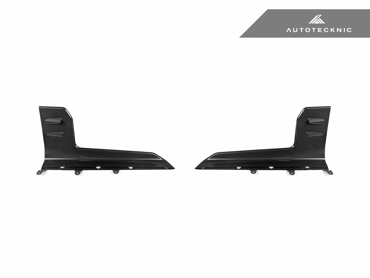 AutoTecknic Dry Carbon Side Skirt Winglet Set - BMW G87 M2