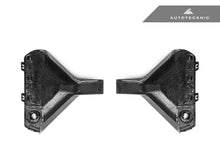 Load image into Gallery viewer, AutoTecknic Dry Carbon Rear Bumper Reflector Trim Set - BMW G87 M2