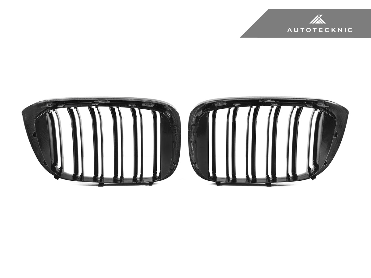 AutoTecknic Dry Carbon Fiber Dual-Slats Front Grille Set - BMW G01 X3 | G02 X4 Pre-LCI