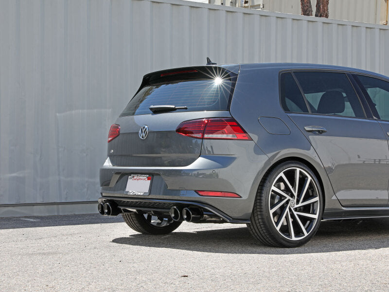 aFe POWER MACH Force-Xp 15-19 Volkswagen Golf R L4-2.0L(T) 304 SS Cat-Back Exhaust System - Black - 49-36430-B