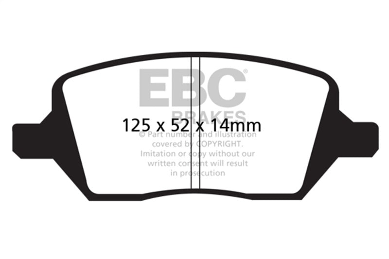 EBC 04-05 Buick Terraza 3.5 FWD Ultimax2 Rear Brake Pads - UD1093
