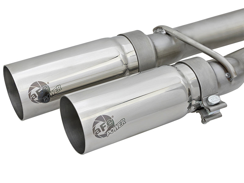 aFe Rebel Series 3in SS Cat-Back Exhaust System w/ Polished Tip 04-15 Nissan Titan V8 5.6L - 49-46124-P