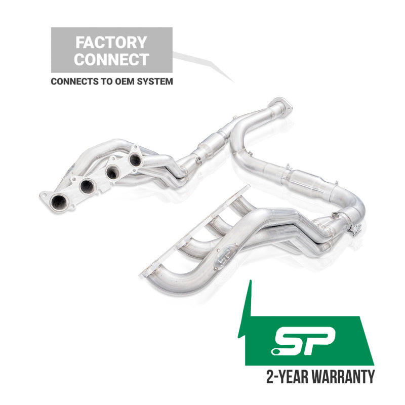 Stainless Works 15-20 Ford F150 5.0L Stainless Power Headers Kit w/ Factory Connect - SFT18HCATY