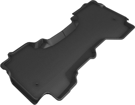 3D MAXpider 2019-2020 Dodge Ram 1500 Quad Cab Kagu 2nd Row Floormats - Black - L1DG03121509