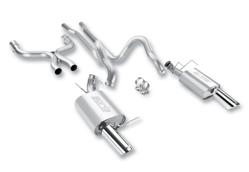 Borla 2011-2012 Mustang GT 5.0L 8cyl 6spd RWD Aggressive ATAK Catback Exhaust - 140372
